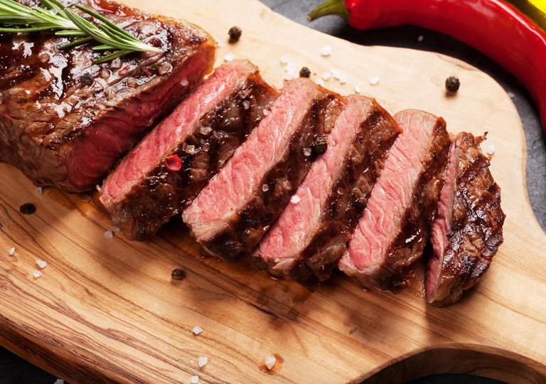 Flat Iron Steak With Orange-Rosemary Marinade