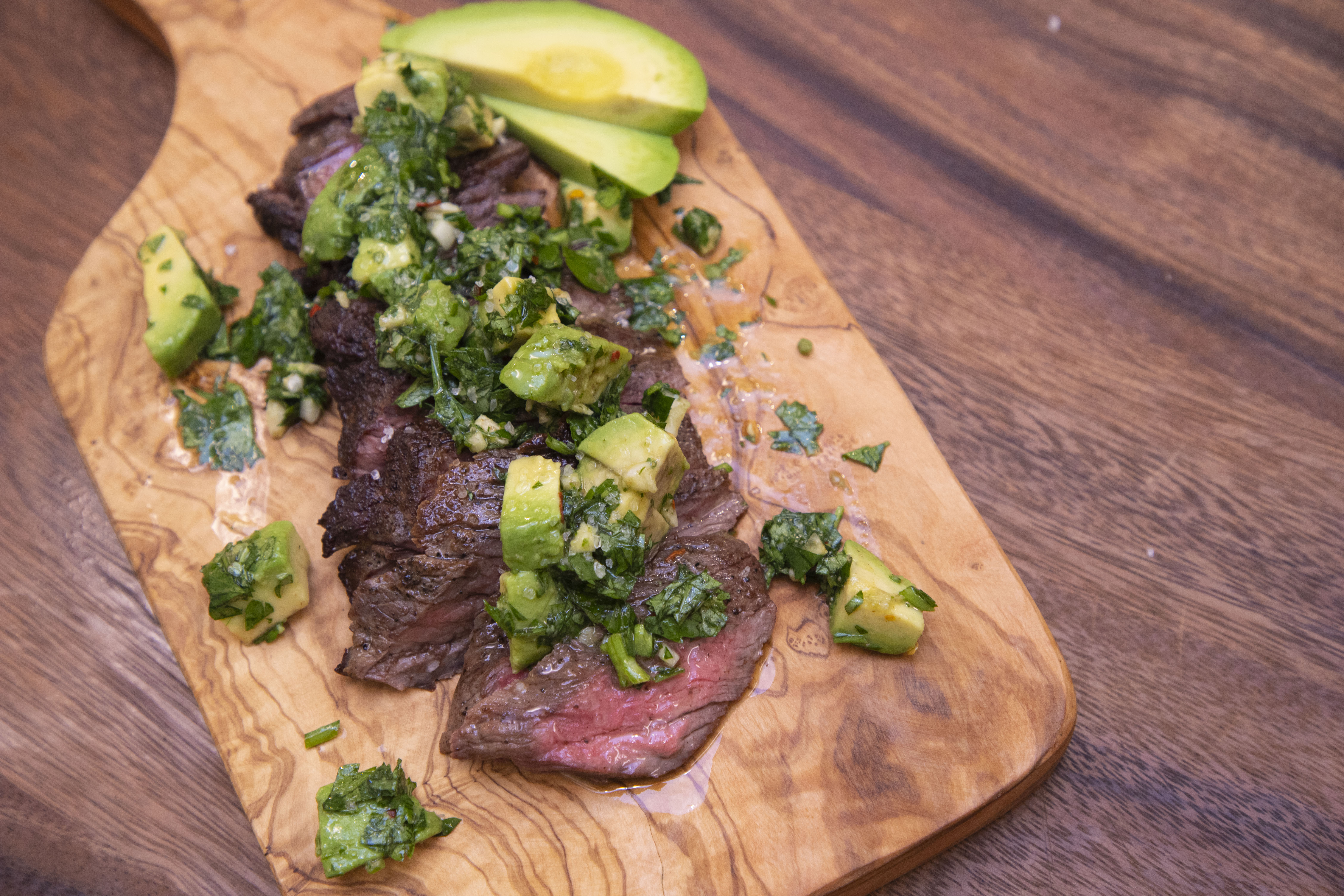 Chili-Thyme Butter Chuck Eye Steaks