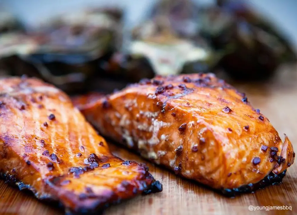 Primewaters Atlantic Salmon by @youngjamesbbq
