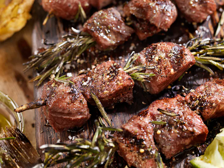 Cooked beef heart