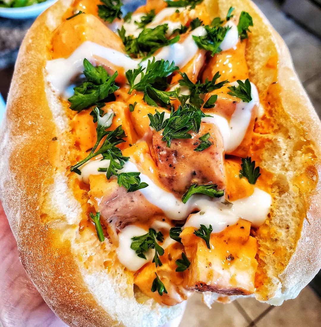 Buffalo Ranch Smoked Chicken Sandwich