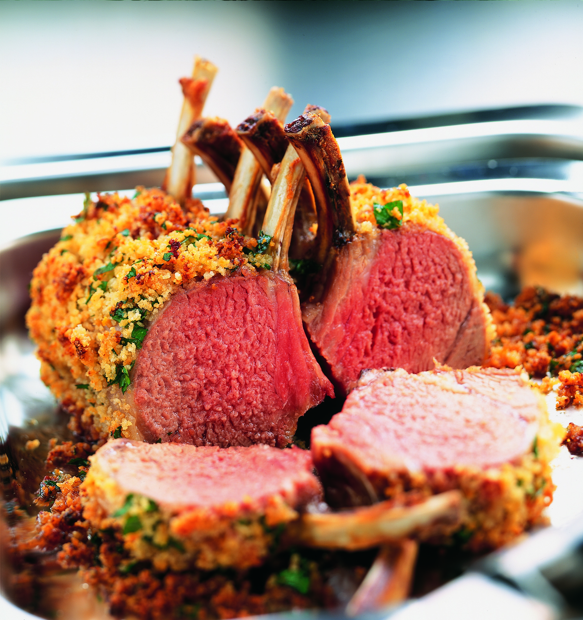 Rack of Lamb with Crumb Crust