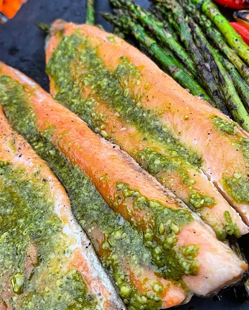 Pesto Steelhead Trout 