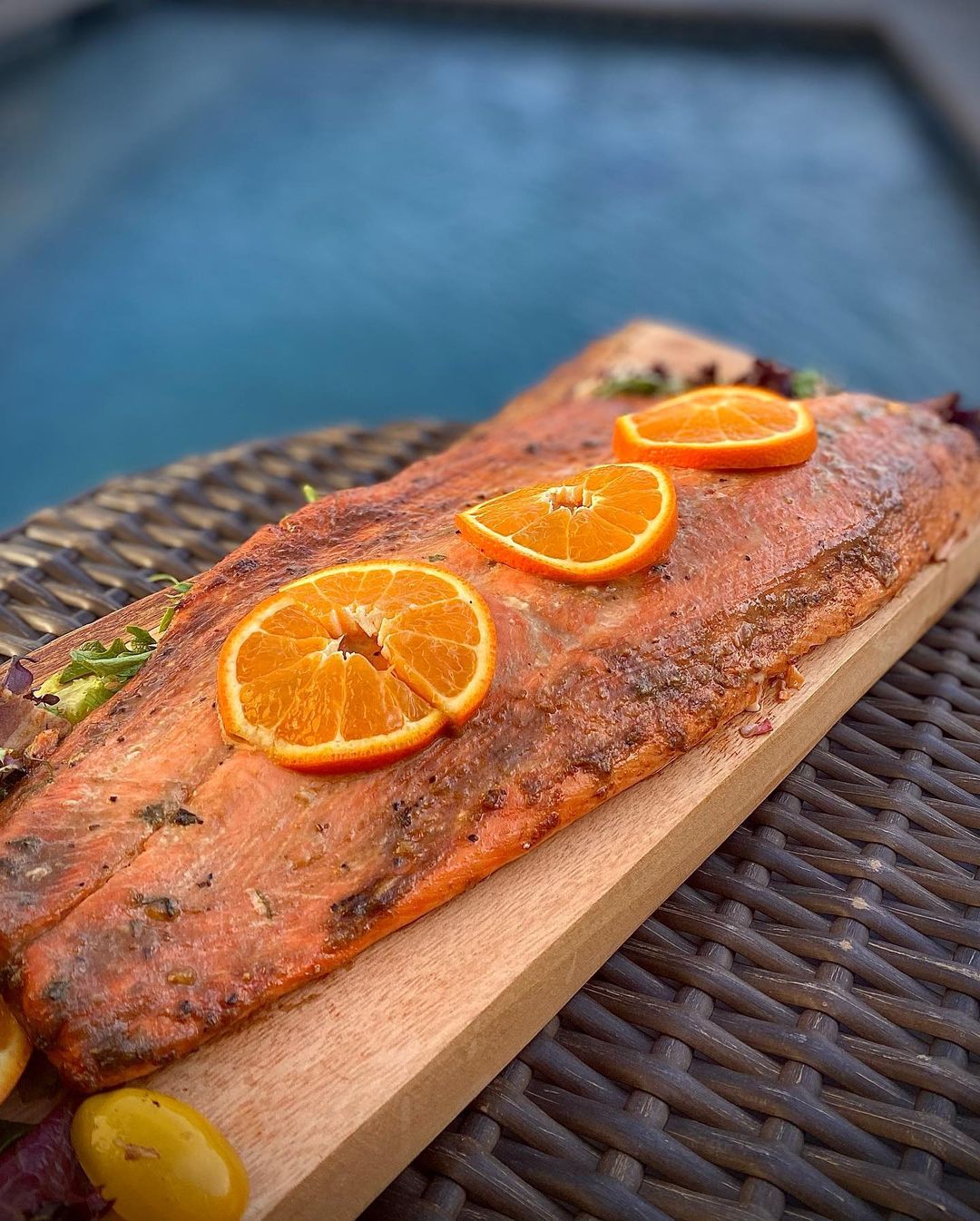 Orange-Balsamic-Honey-Glazed Salmon