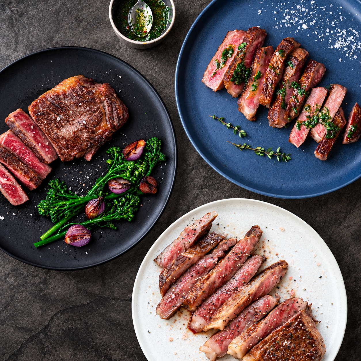 Image of Wagyu of the World: Strip Steak Flight
