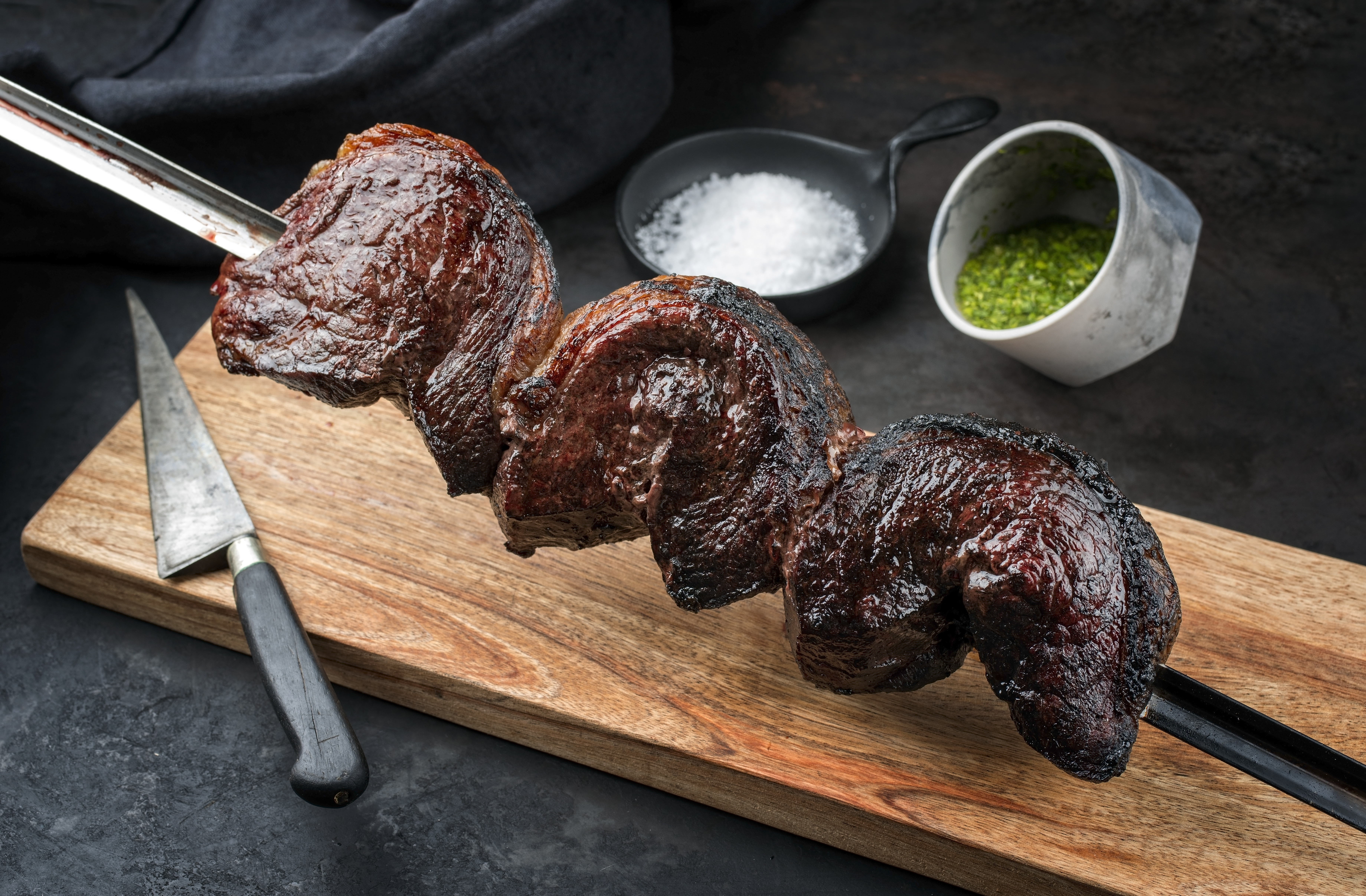 Grilled Picanha With Chimichurri Sauce