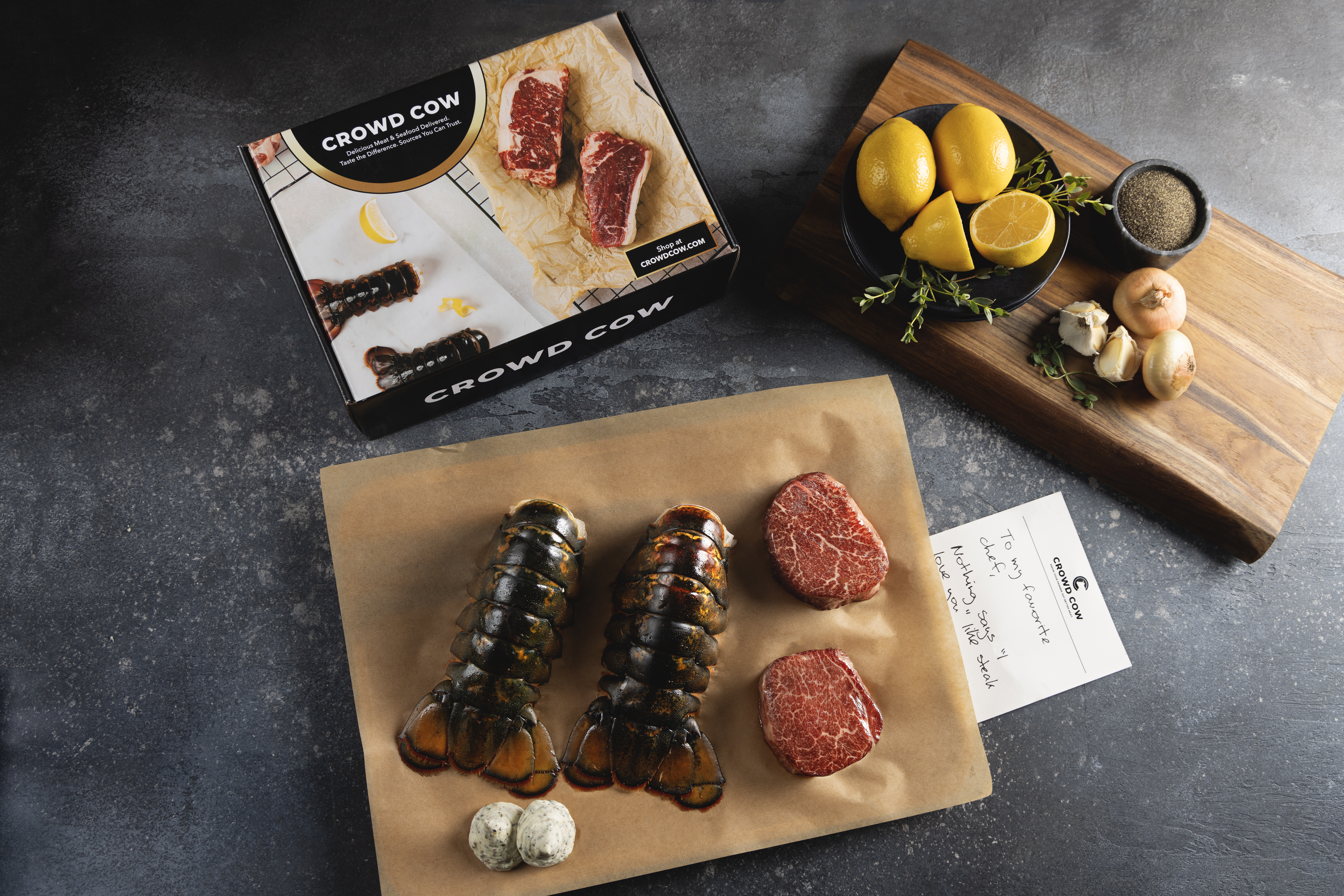 Image of Surf & Turf: Jumbo Maine Lobster & A5 Wagyu