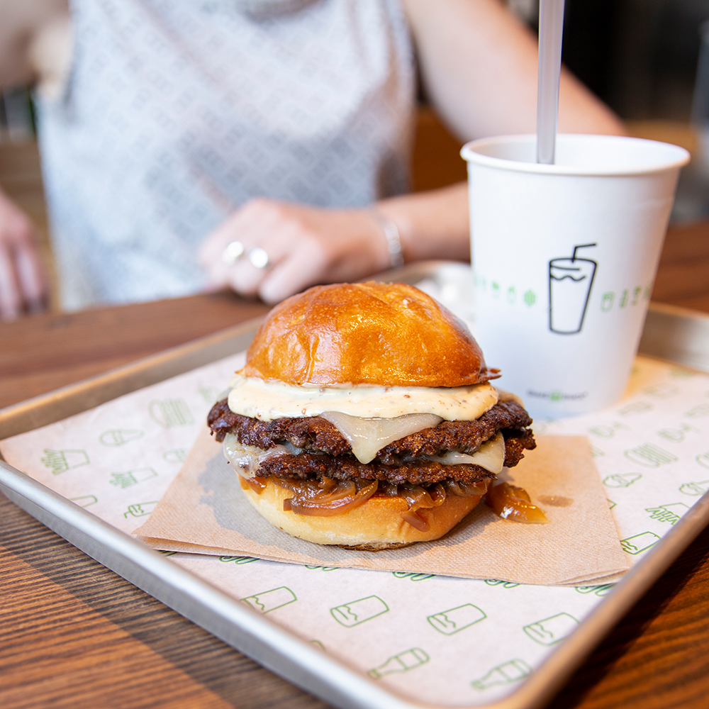 Shake Shack and Crowd Cow Montlake Burger