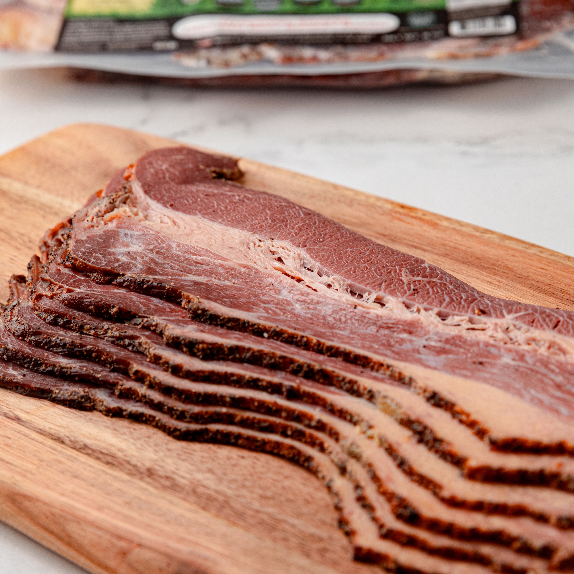 Image of Hardwood Smoked Beef Brisket Bacon