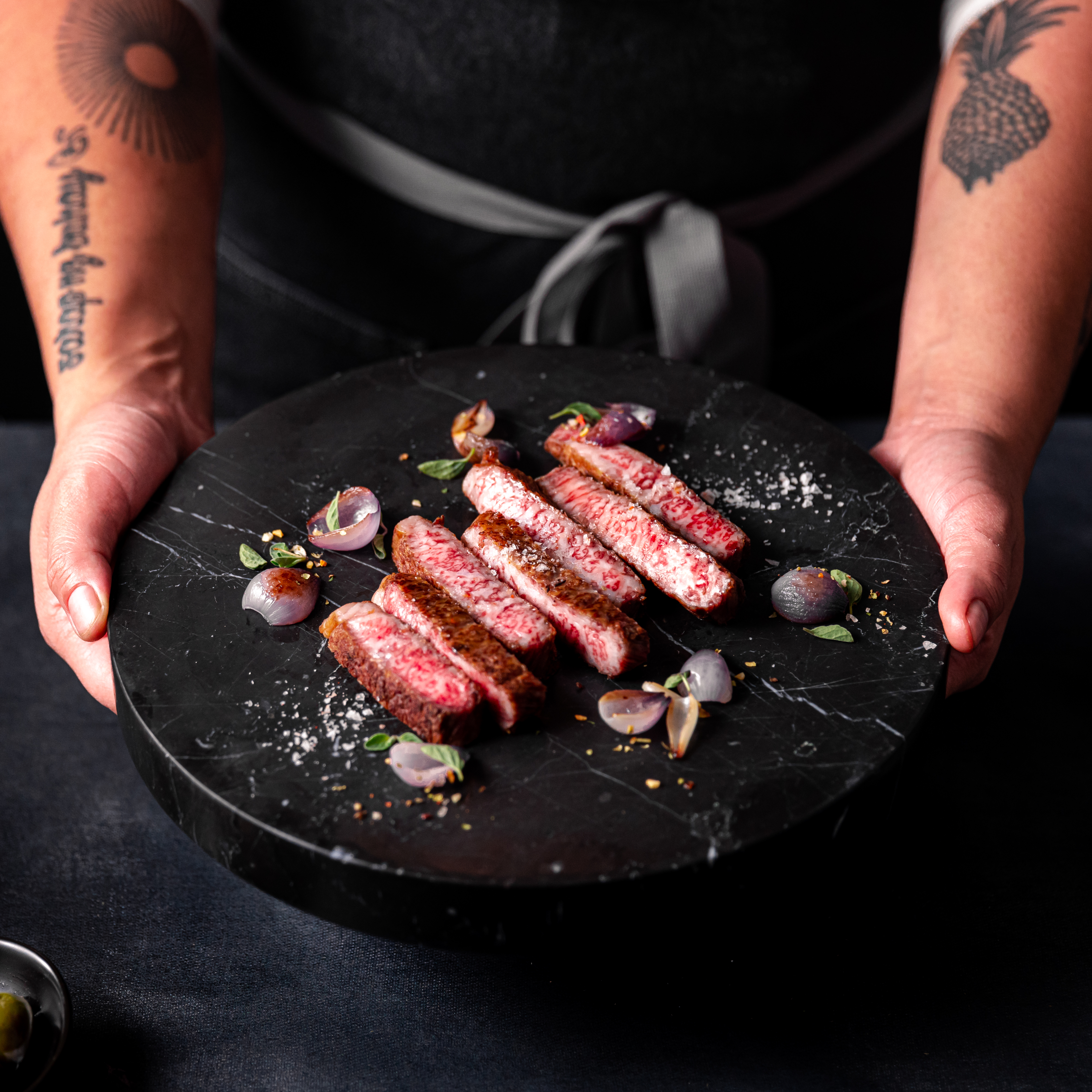 Image of Japanese A5 Wagyu Petite Striploin Trio