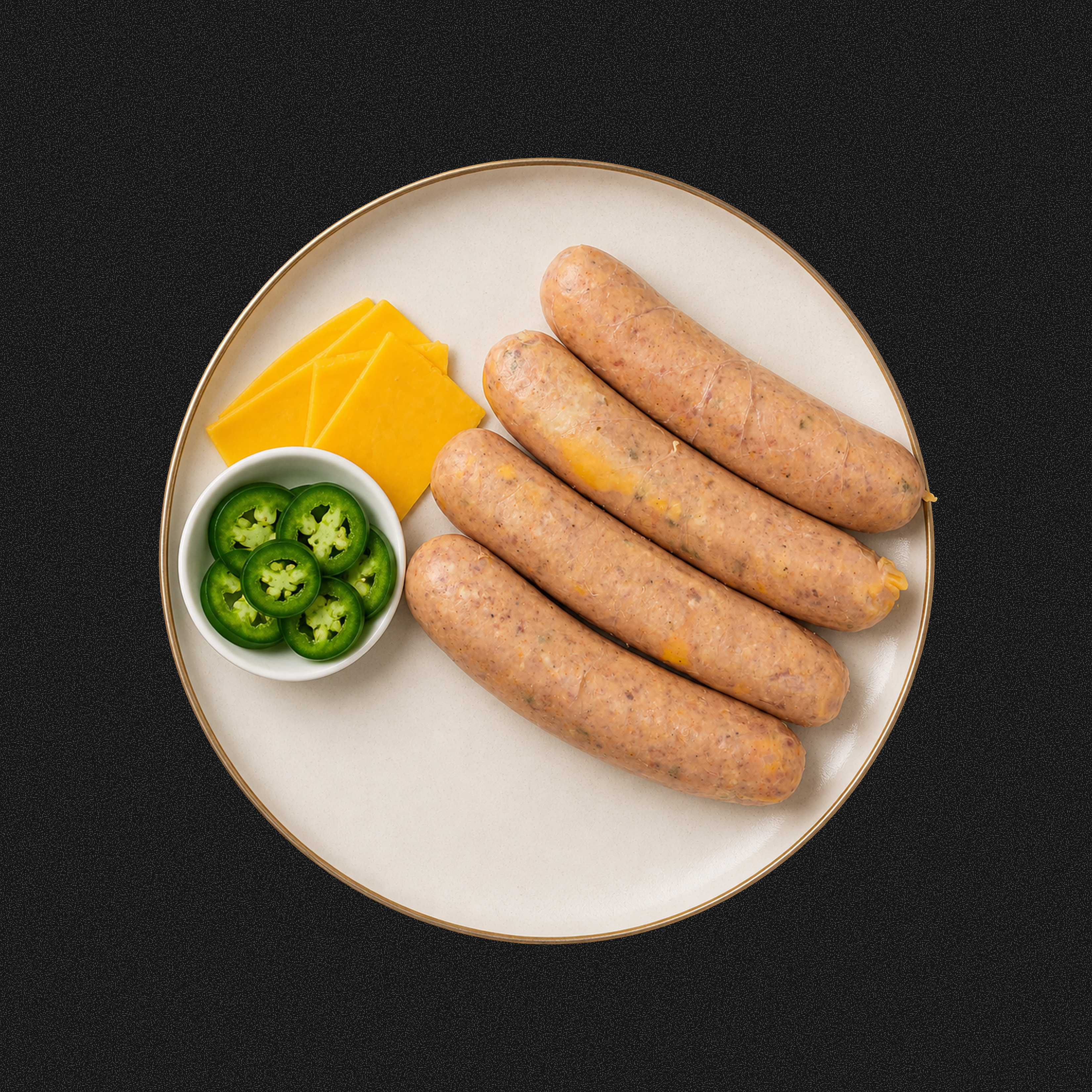 Image of Wild Boar Smoked Jalapeño Cheddar Sausage