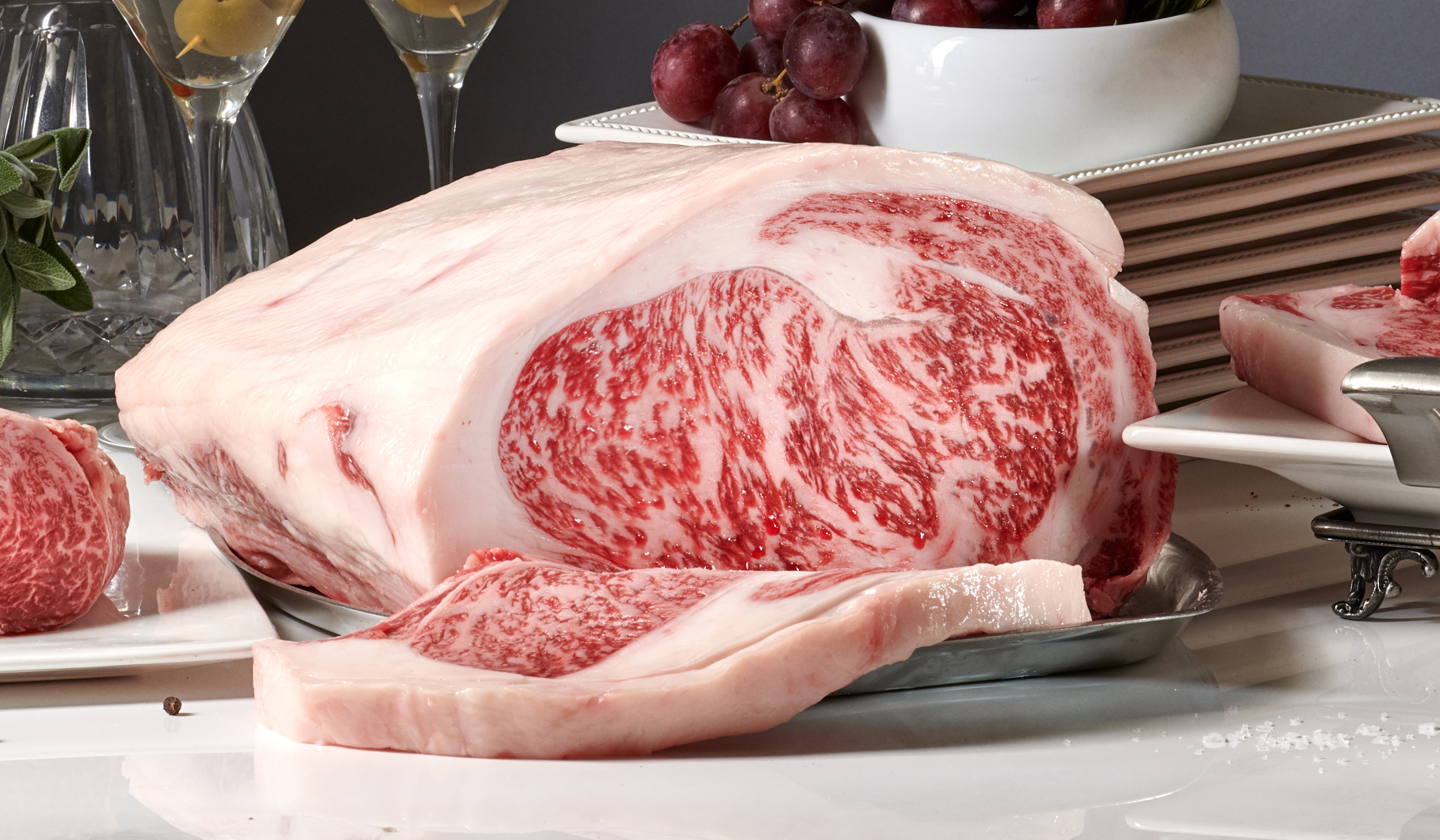 Image of Japanese A5 Wagyu Whole Rib Roast