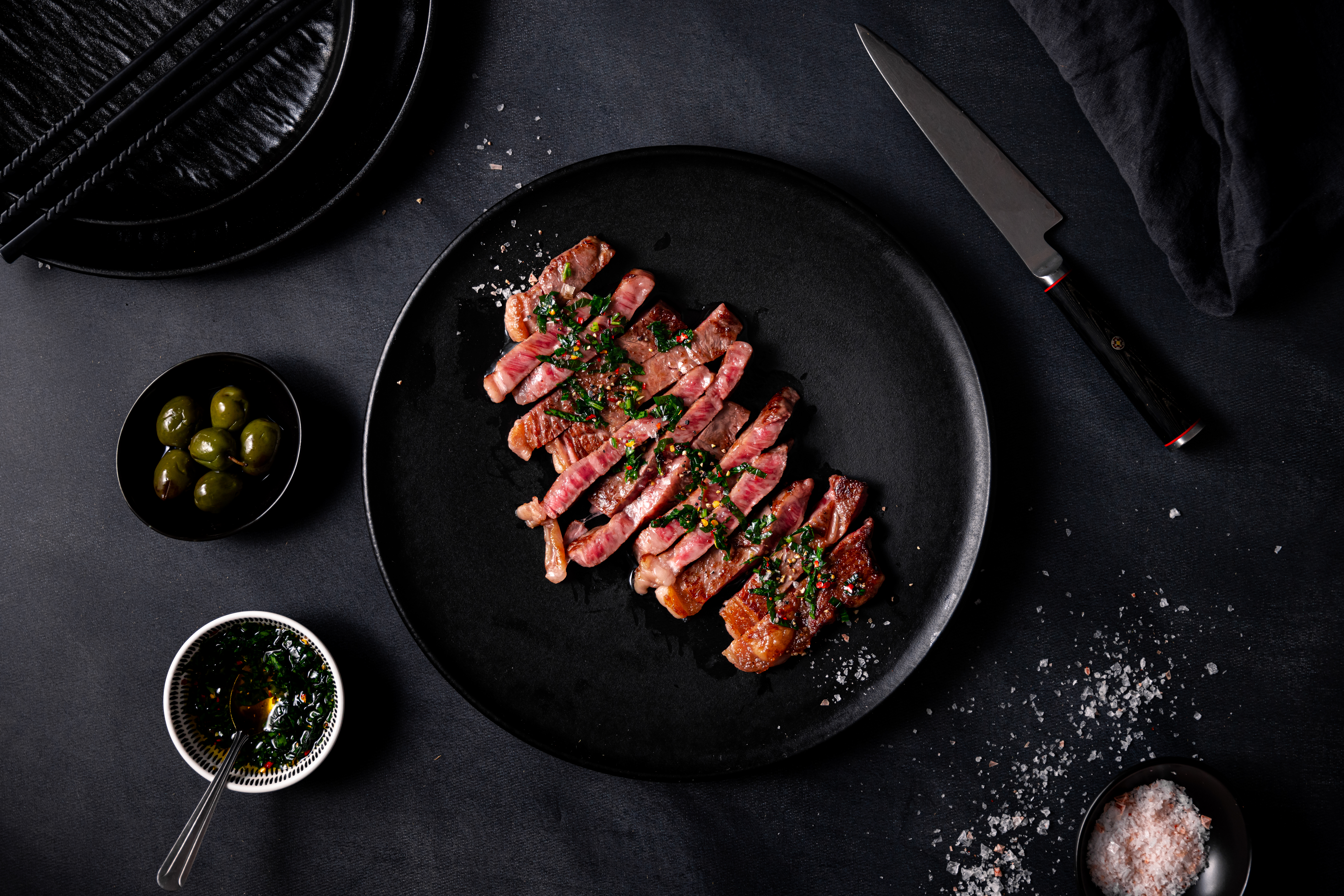 Image of Japanese A5 Olive Wagyu Striploin Ends