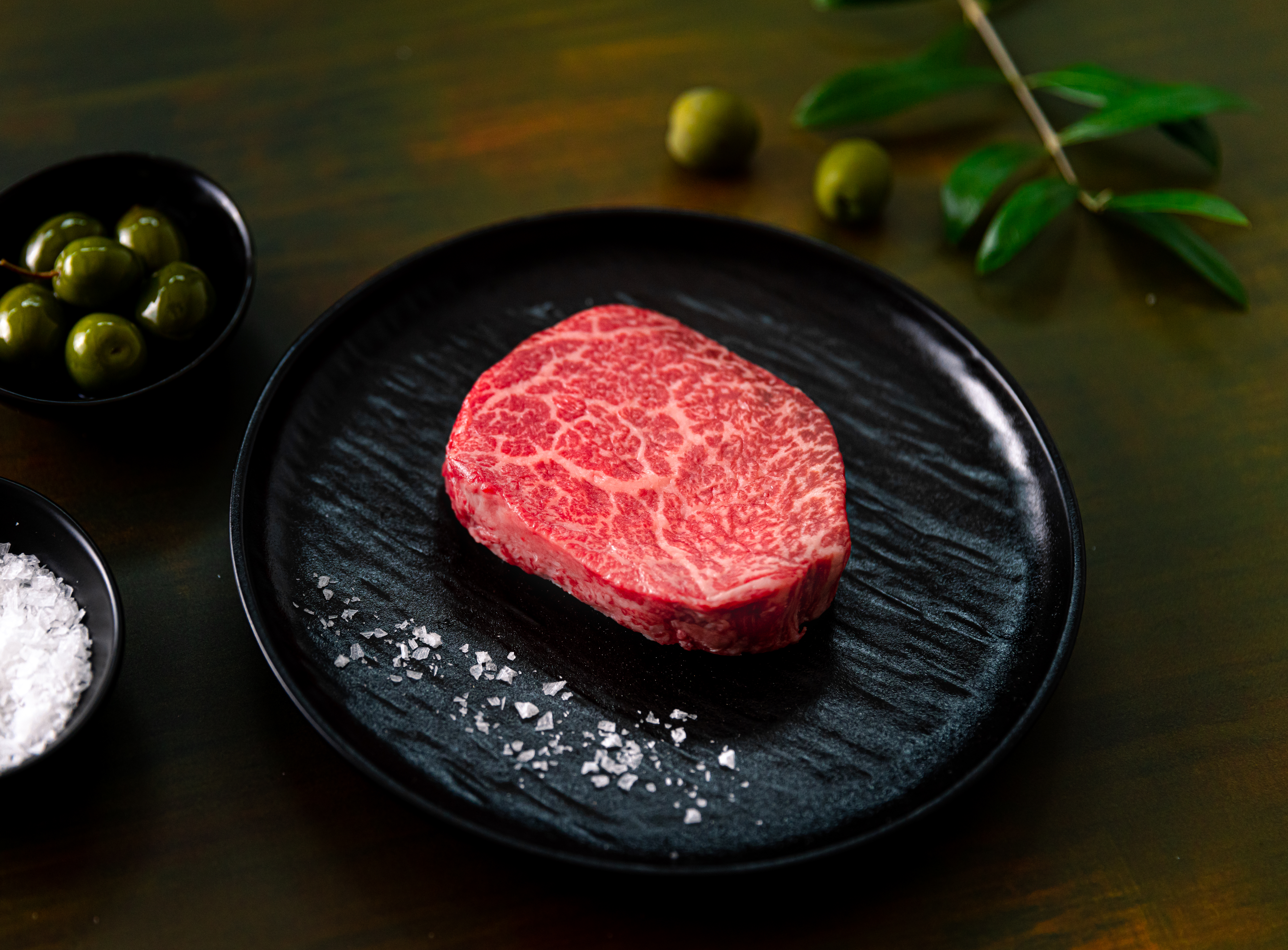 Image of Japanese A5 Olive Wagyu Filet Mignon Steak