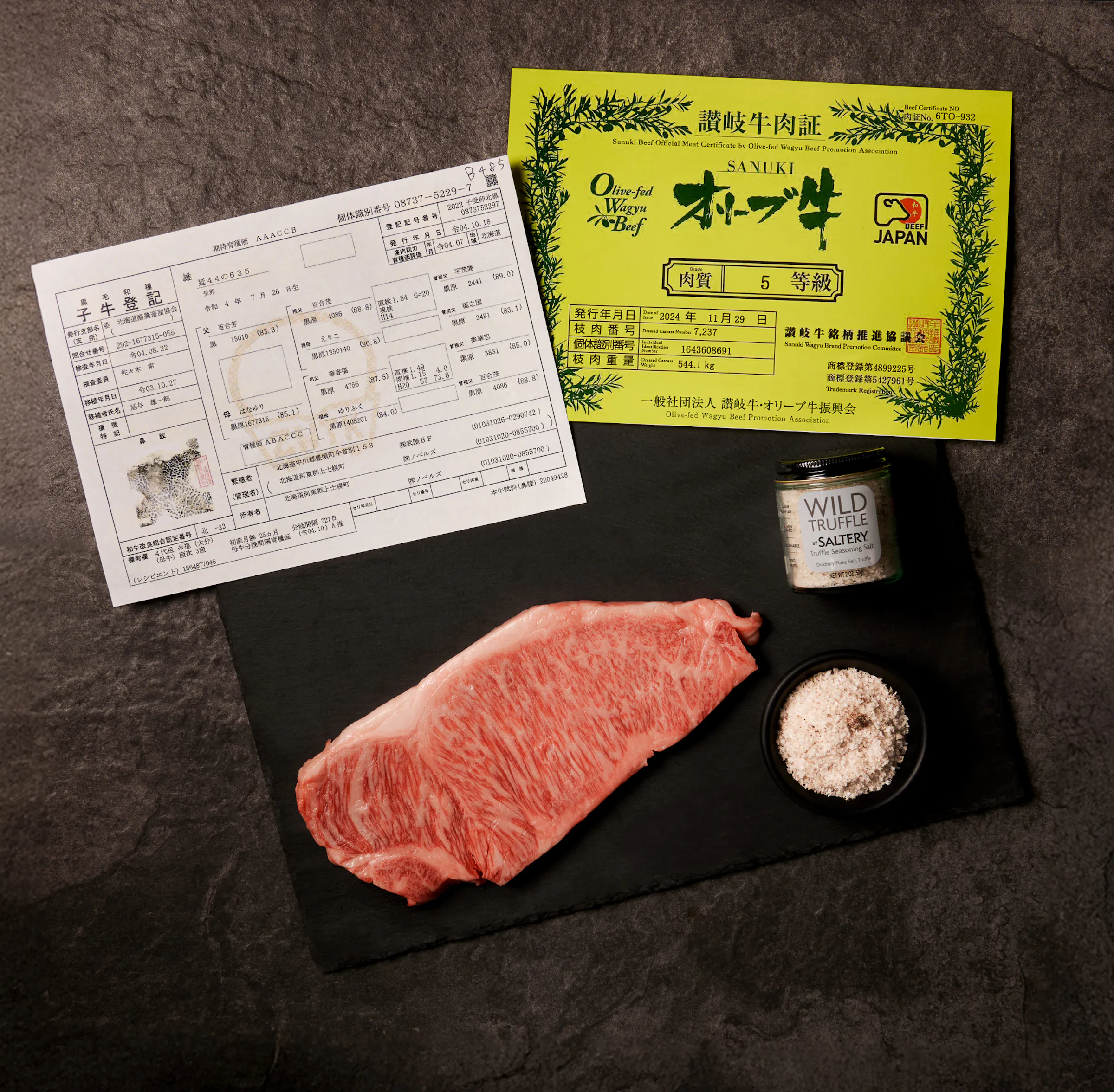 Image of A5 Olive Wagyu & Truffle Salt