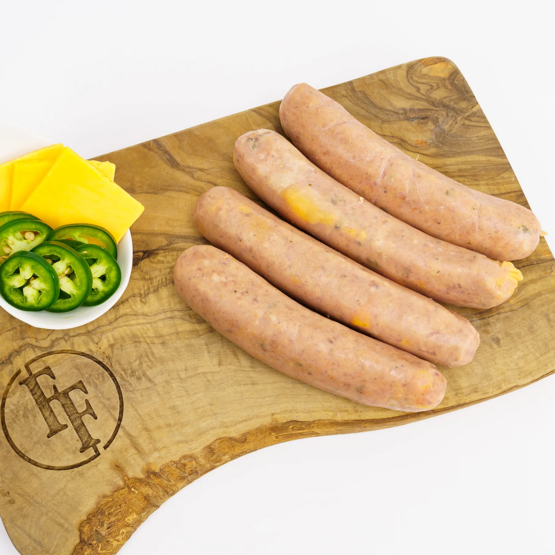 Image of Wild Boar Smoked Jalapeño Cheddar Sausage