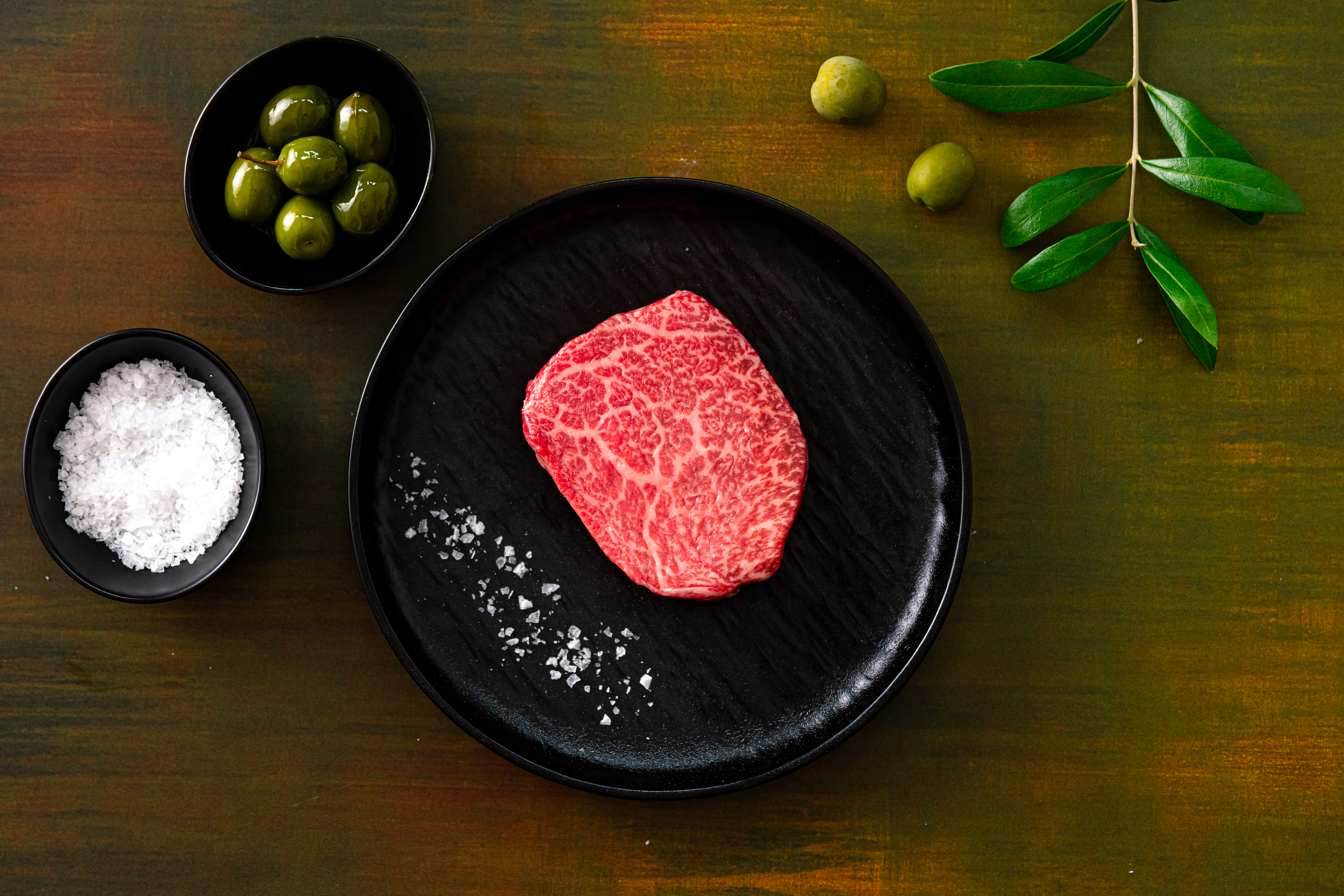Image of Japanese A5 Olive Wagyu Filet Mignon Steak