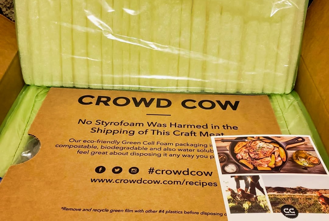 Truly eco-friendly packaging from Crowd Cow