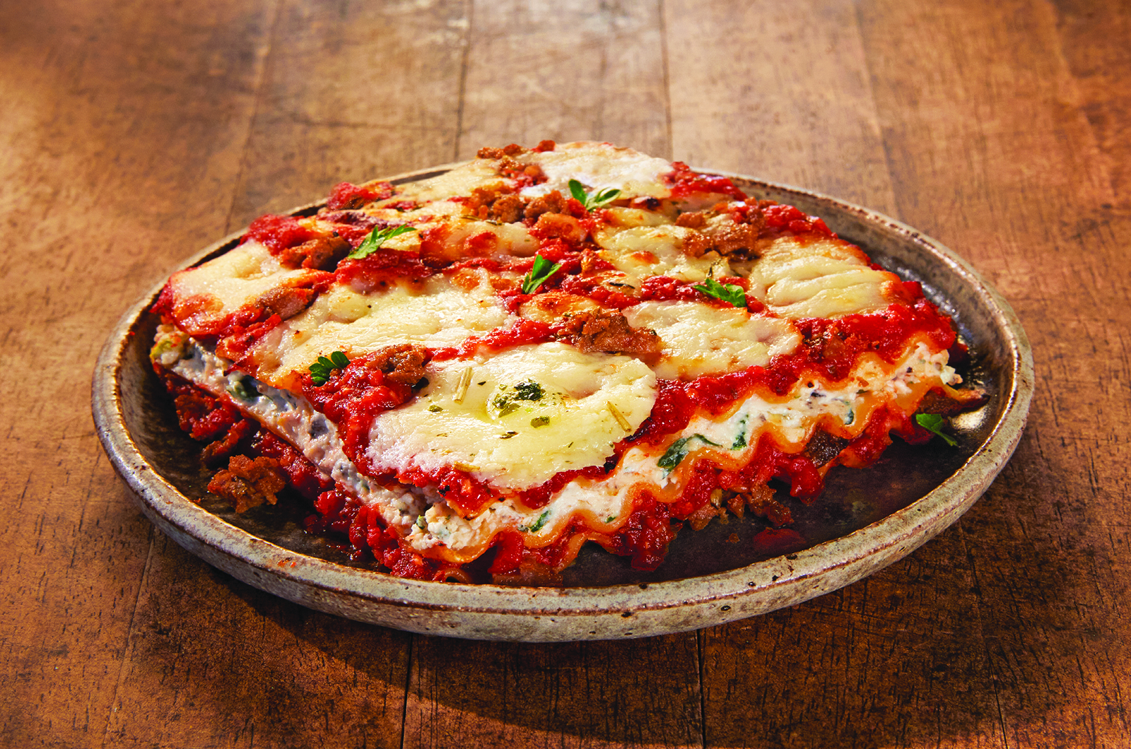 Image of Cheese Curd Lasagna with Meat Sauce - Large
