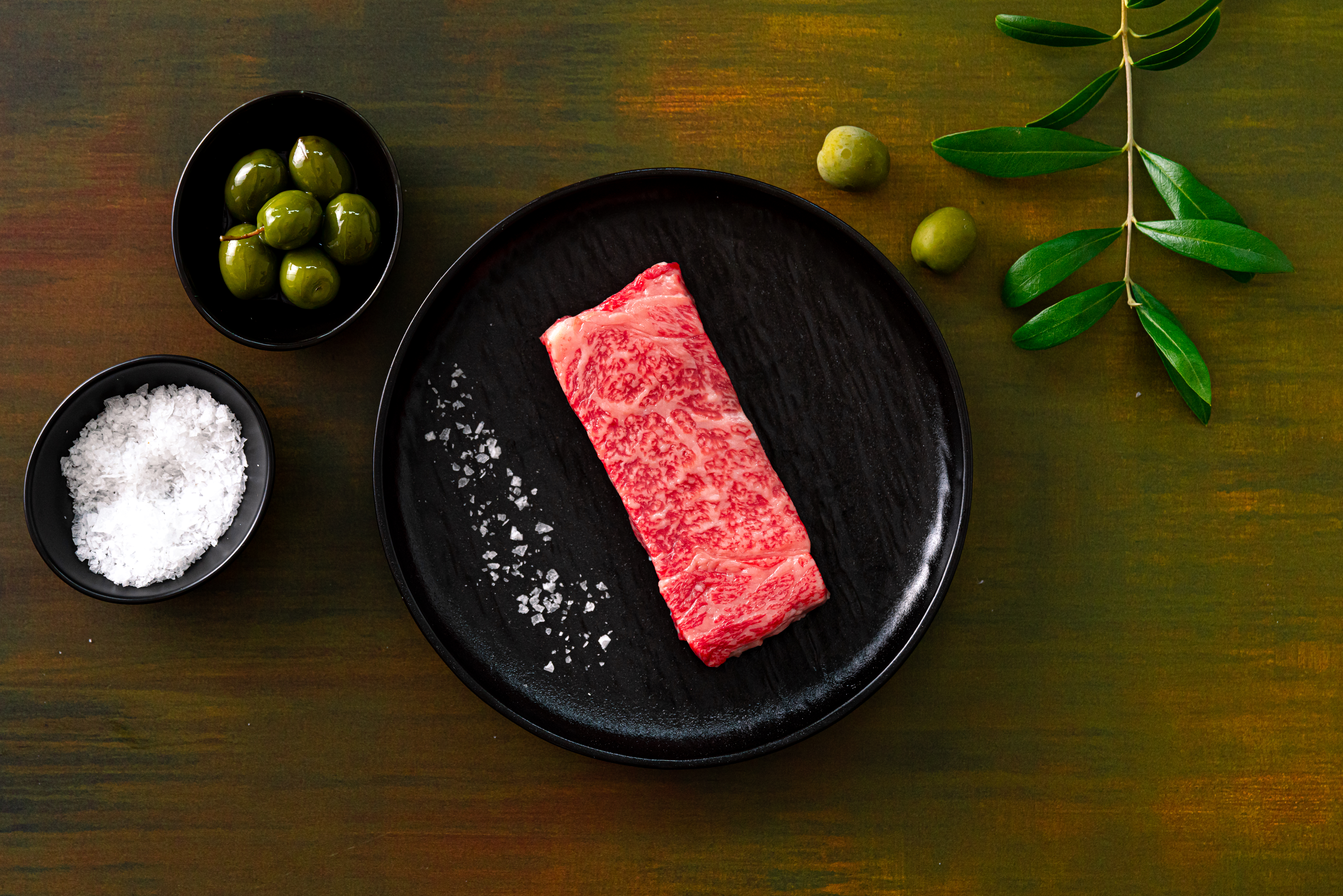 Image of Japanese A5 Olive Wagyu Petite Ribeye Steak